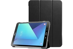 Etui ProCase Samsung Tab S3 9,7 cala (SM-T820/T825/T827), smukłe twarde etui ochronne z funkcją uchwytu dla Tab S3 9,7 cala SM-T820/SM-T825-czarne