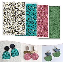 OTCRAFT Transferpapier Für Polymer-Ton - 12 Blätter Mit 6 Mustern Für Schmuck & Basteln