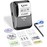 SEZNIK Josh Bluetooth Thermal Label Printer | Inkless Mini Rechargeable | MRP, Barcode, Excel File Print | Cloud, Mobile, Des