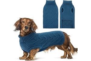 Queenmore Pulls pour Chiens XL, Vêtement Automne/Hiver Pull Chien pour Labrador, Border Collie, Golden Retriever - Pull Noël (Bleu, XL)