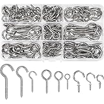 Set Di 20 Ganci A Vite In Acciaio Inox - Per Soffitti, Pareti E Esterno, Portata Fino A 50kg - Foto 4