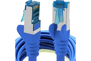 1aTTack.de 1aTTack 7937798 kabel sieciowy 3 m CAT 6A S/FTP (S-STP) Niebieski - (45,5 m, CAT6A, S/FTP (S-STP), RJ-45, niebieski 1 szt