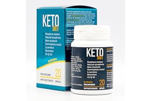 KETO DIET de Idealica - naturalmente veloce con dieta chetogenica con Q10 coenzima. 20 capsule.