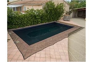 WERKA PRO Red de protección para Piscina 100g/m2 8 x 14 m