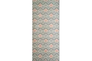 PIXI ATELIER Pixi Pixel Collection Alfombra para salón, pasillo, alfombra de pasillo, lavable, antideslizante y moderna, alfombra de cocina para dormitorio, lavable y salón (teteta, 80 x 200 cm)