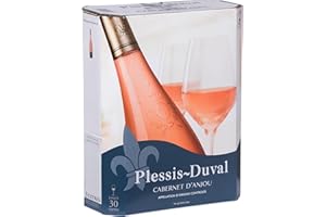 PLESSIS-DUVAL (3L)- AOP Cabernet d’Anjou – Vin Rosé – Bag in Box 3L – Cépage: Cabernet Franc