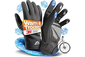 ‎NEXTCOVER Nextcover® Winter Fahrradhandschuhe Herren & Damen mit ThermoShield 2.0 I Unisex Winterhandschuhe Fahrrad in Größe S-XXL I Warme & wasserdichte Thermo Fahrrad Handschuhe Winter wasserdicht