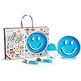 Munchkin Be Happy Toddler Dining Set, Includes Suction Plate, Straw Cup and Utensil Set, Blue