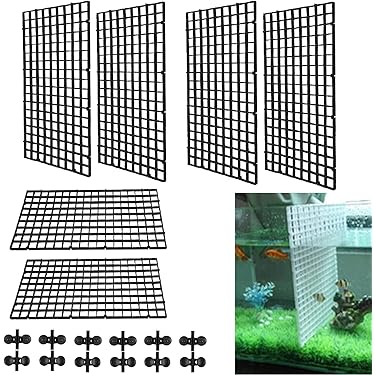 Divisorio Per Acquari BEGONDIS - PET Regolabile 30x30 Cm Con Ventose - Foto 6