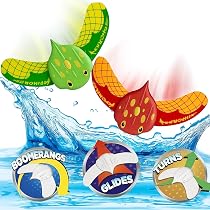Set De 3 Planeurs Sous-Marins En Forme De Raie - Jouets De Piscine à Pression - Rouge, Bleu, Vert - Dès 3 Ans
