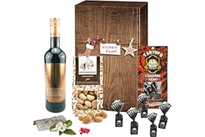 YUI`S DELIKATESSEN Dolce d'Alba: Italian Red Wine and Truffle Chocolates - Christmas Gift Set