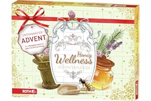 ROTH Calendario dell'Avvento 2021 riempito con miele, per rilassarsi, calendario dell'Avvento per il periodo natalizio