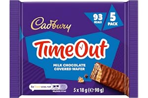 Cadbury Time Out Wafer 6-pack med 128 g, choklad