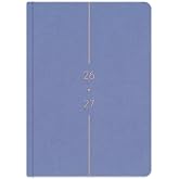 Matt Notebook 2026-2027 A5 Keten Akademik Ajanda 15x21 cm - 17 Aylık Lila