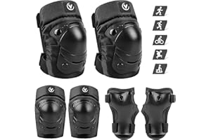 ‎VALUETALKS ValueTalks Knieschoner Kinder Schoner Inliner Kinder 6er Set Kinder Schützer Ellenbogenschoner für Inliner Skates Scooter Fahrrad Rollschuhe