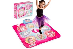 Style Girlz Dance Mat For Girls - Dance Pad With UK Music - Kids Musical Dance Mat With 6 Fun Game Modes - Suitable For Kids Age 3 Years Plus