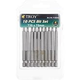 Troy T 22242 Torx Bits U&ccedil; Seti, T20 X 75 Mm