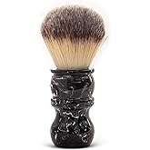 Yaqi Brush Yaqi Re&ccedil;ine Saplı Klasik Sentetik Tıraş Fır&ccedil;ası, Y&uuml;ksek Kaliteli Hızlı K&ouml;p&uuml;k &Uuml;retme, &Ccedil;abuk Kuruma ve Bakteri Tutma