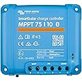 Victron Energy SmartSolar MPPT Solar Charge Controller (Bluetooth) - MPPT Charge Controller for Solar Panels - 75V 10 amp 12/24-Volt