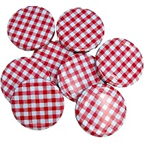 Lot De 10 Couvercles Twist-Off 82 Mm - Pour Pots Confiture, Miel, Conserves - Résistants Aux Acides