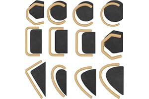 JINGEGECOME Pottery Tools Mug Handle Molds, Small Mug Handle Forms for Small Cups, Ceramic Molds for Pottery, Mug Handle Making Tool for Pottery, Ceramic Tools for Pottery, 12 Shapes and Sizes