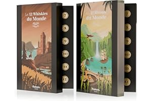 Flakon. Calendrier de l'Avent Whisky et Rhum - 24 spiritueux du Monde - 12 whiskies et 12 rhums - (Calendrier 24 Spiritueux)