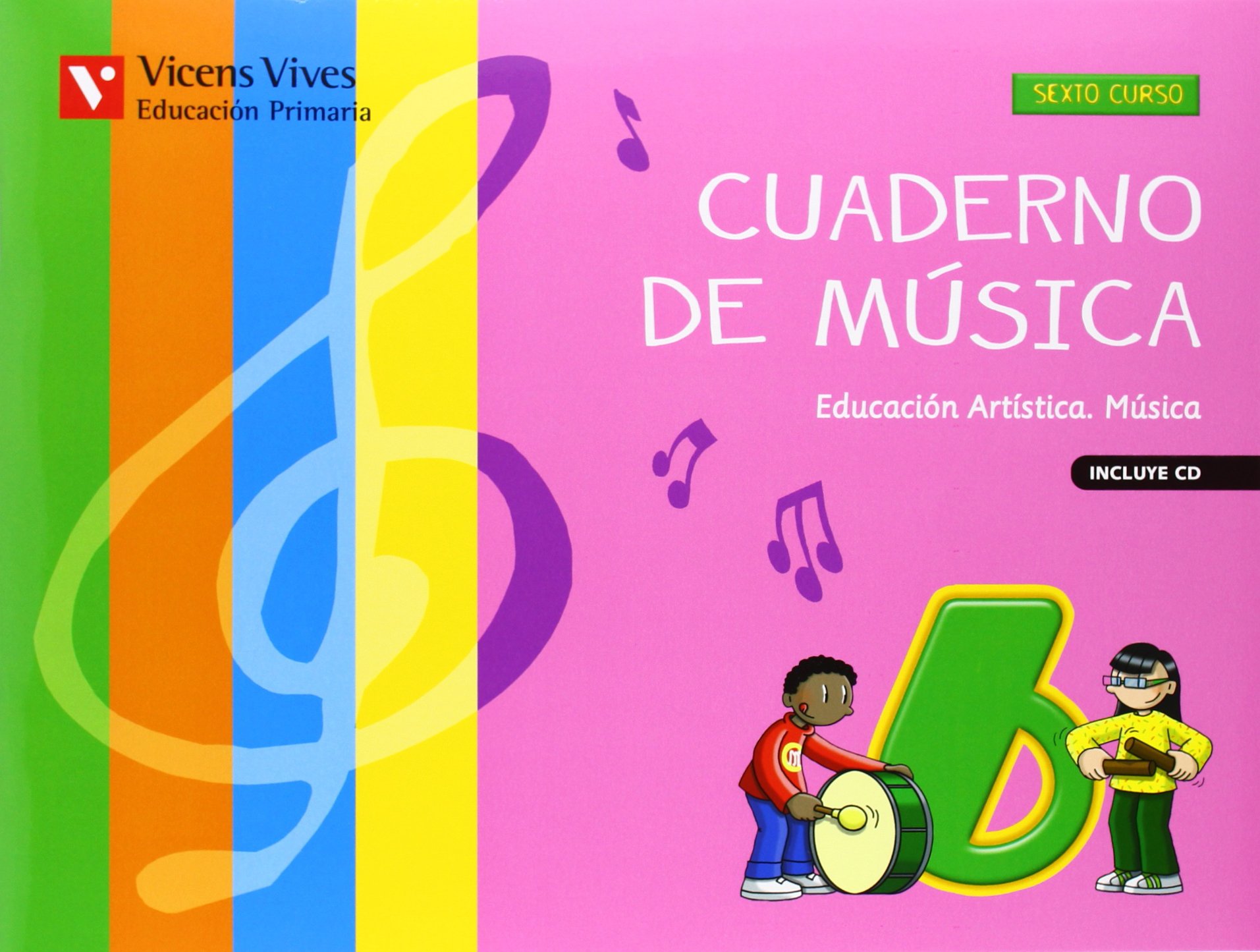 CUADERNO DE MUSICA 6+CD: Cuaderno De Música 6 : 000002