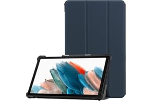 VOVIPO Custodia Samsung Galaxy Tab A8 da 10,5 pollici, custodia rigida a tre ante con copertura ultra sottile per Galaxy Tab A8 da 10,5 pollici 2021 SM-X205 / X200-Navy
