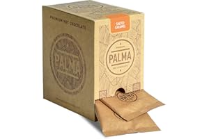 PALMA HOT CHOCOLATE PALMA Italian Hot Chocolate Sachets - Salted Caramel | 500g (20 Servings)