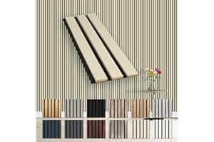 HEXIM Akustikpaneele Musterstück - flexible Lamellenwand Holz MDF Wandpaneele Lamellenverkleidung Wandverkleidung Innendekoration schalldämmend (Palomino - AP01 / APH01 Musterstück)