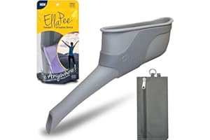 LEWIS N. CLARK EllaPee, imbuto per orinatoio femminile, accessorio da campeggio, escursionismo, attività all'aperto e altro ancora, con silicone di grado medico (riutilizzabile) in modo da poter stare in piedi a