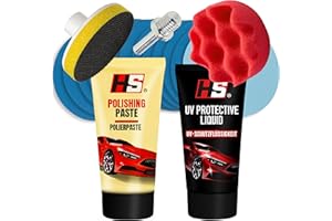 Renovateur phare voiture - HS kit renovation phare voiture - Polish phare voiture - Kit polissage phare voiture - Kit nettoyage phare voiture