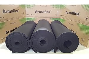 LEDERKONZEPT Armaflex Tapis d'isolation non auto-adhésif 13 mm/4 m² en caoutchouc – 1/2 carton