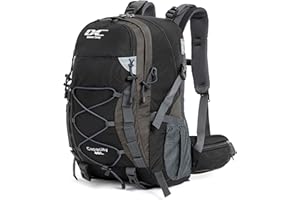 DCmount Hiking Backpack 40L Women's Men's Backpack Waterproof Travel Backpack with Rain Cover