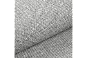 HEKO PANELS Torino Tissu d'ameublement au mètre, par exemple tissu pour chaises ou banquette d'angle - gris argenté