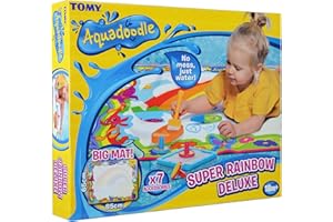 TOMY Aquadoodle, Zeichenblock, zum Kritzeln auf Wasserbasis, offizielles Zeichenbrett zum Malen & Zeichnen auf Wasserbasis, geeignet für Kleinkinder und Kinder ab 18 Monaten