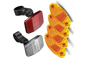 Guidre reflektorer cykel med tillbehör cykeltillbehör, cykelreflektorer fram och bak, 1 cykelklocka 1 st reflektorer fram 1 s