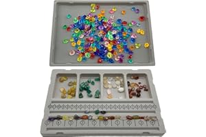 DHER vassoio per perline Tavola per perline Bracciale Design Board Piastra per la progettazione di bracciali Piastra la progettazione di perline Strumento per la tessitura Piastra per la progettazione