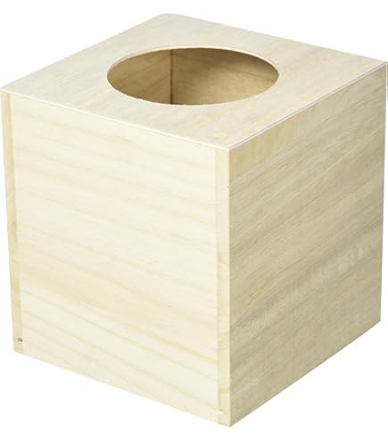 Boîte à Mouchoirs En Corde De Coton Tissée - Panier Rangement Bureau/Salle De Bain, Couvercle Inclus (Marron) - 13