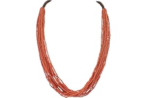 Bocar lunga multipla fila fatta a mano collana di dichiarazione con scatola regalo (NK-10407)