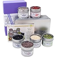 direct&friendly Bio Superfood Geschenkset mit Aronia, Chia, Goji, Kakao Nibs, Quinoa und Moringa