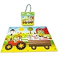 abeec Farmyard Puzzle 45 pc - Jigsaw Puzzles For Kids - Farmyard Toys - Farm Toys - Boys Party Bag Fillers - Kids Puzzles Age 5-8 - Puzzles For 5 Year Olds