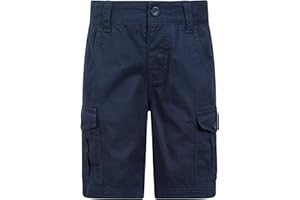 Mountain Warehouse Pantalón Corto Tipo Cargo Estampado para niños - Pantalón Corto Ligero de algodón 100%, pantalón Corto de Correr Transpirable - para Senderismo