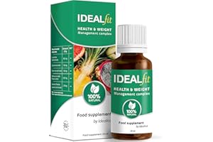 IDEALFIT tropfen von Idealica 100% natürliche Tropfen zum Abnehmen | Gewichtskontrolle und Appetitunterdrückung | L-Carnitin | Goji-Beeren | 20ml