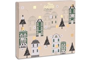 Trixie's Tee Adventskalender - 24 Türchen mit Teebeuteln - Weihnachtskalender - 24 x 1,5g - 23 x 21 cm