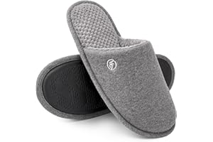 EverFoams Herren Strick Hausschuhe Leichter Memoryschaum Innen Pantoffeln