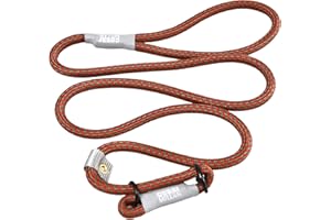 Smycz Cesar Millan Nylon Training Lead™ (S/M, czerwona/oliwkowa)