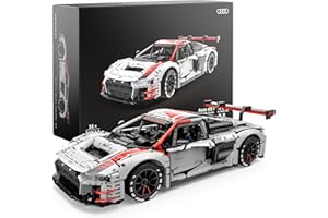 CA NA LLA CANALLA Rastar Coche Maqueta para Adulto Audi R8 LMS GT3 - 3314 Piezas, Coche para Construir con piezas y bloques, montar, armar, coleccionar y Disfrutar | Réplica a Escala 1:8 - Amantes de los coches