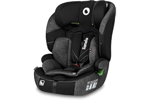 LIONELO LEVI I-SIZE Seggiolino auto per bambini 76-150 cm con l'ultima Norma i-Size R129 Protezione laterale, 10 Livelli di regolazione del poggiatesta, Schienale staccabile