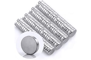 Omicube - Imanes Neodimio Redondos N35 (Pack De 100) | Imanes Potentes Redondos De 5x1mm | Úsalos como Imanes Pizarra Magnetica, como Imanes Nevera, Pizarra Blanca Y Mucho Más